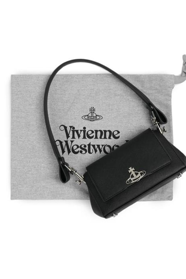 Vivienne Westwood - 숄더백 - 비비안웨스트우드 여성 헤이즐 스몰 핸드백 블랙 46030001W-S0021-N401