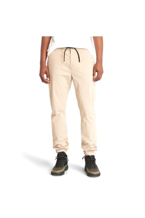 남성 스트레치 트윌 조거 팬츠 베이지_TB0A2BZW2691