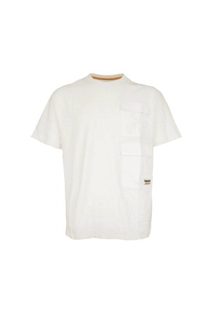 남성 유틸리티 포켓 반팔티 아이보리_TB0A291GCM91