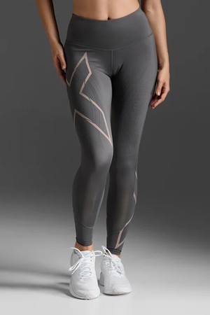 (여성)라이트 스피드 미드라이즈 컴프레션 타이즈 그레이_WA6523BJUP-CNF