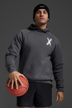 (남성)모션 후드티 차콜_MR7156AJUP-WHT