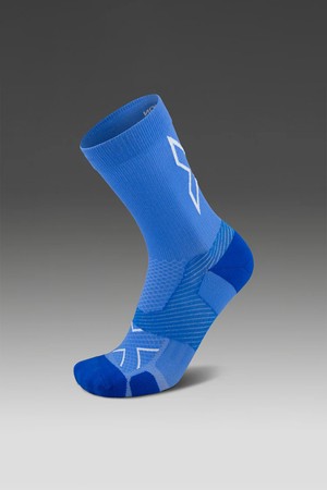 (공용)벡터 라이트 쿠션 크루 삭스 블루_UA7005ENBA-SUF