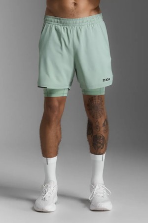 (남성) 에어로 매쉬 2in1 5인치 쇼츠 _MR7351BEUC-BRF