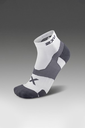 (공용) 벡터 쿠션 1/4 크루 삭스 UA5048EWHT-GRY
