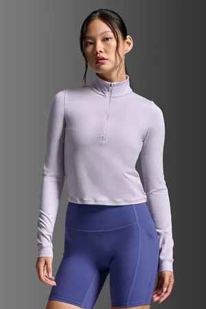 (여성) 플렉스 크롭 1/2 Zip 롱 슬리브 WR7482AVVV-VVV