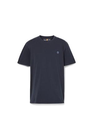 남성 체스트 로고 가먼트 다이 반소매 티셔츠 다크사파이어_TB0A2PW3Z021