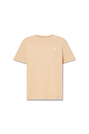 남성 체스트 로고 반팔티 라이트베이지_TB0A6DKUY941