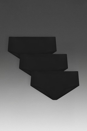 (여성) 인비저블 힙스터 브리프 3팩_WU7368BBLK-BLK