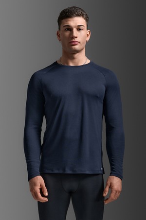 (남성) 에어로 메쉬 롱 슬리브_MR7422AMDN-SRF