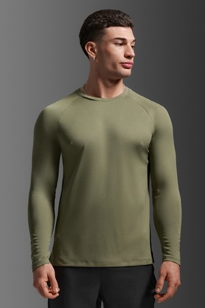 (남성) 에어로 메쉬 롱 슬리브_MR7422AALP-BRF