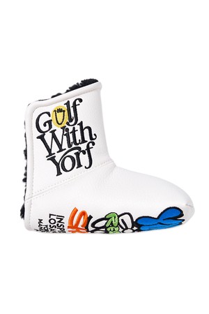 YORF PUTTER COVER THROWUP BLADE_WHITE-a