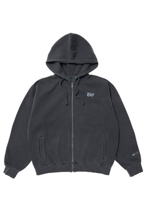 YORF HOODIE ZIPUP PIGMENT DYEING GLORY_NAVY-a