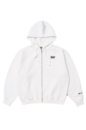 YORF HOODIE ZIPUP PIGMENT DYEING GLORY_WHITE-a