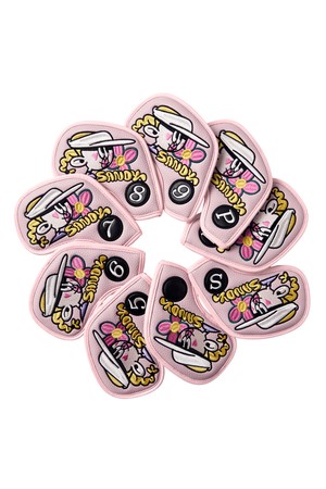 IRON COVER SET SANDY POSE 욜프 아이언커버 샌디포즈_PINK-a