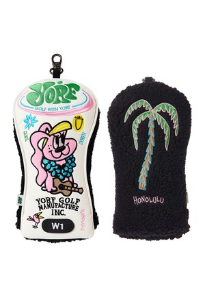 HEAD COVER HOOLA DRIVER 욜프 헤드커버 훌라 드라이버_IVORY-a