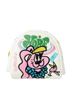 PUTTER COVER HOOLA MALLET 욜프 퍼터커버 훌라 말렛_IVORY-a
