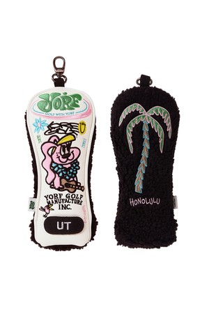 HEAD COVER HOOLA UTILITY 욜프 헤드커버 훌라 유틸_IVORY-a