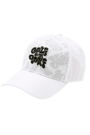 BALL CAP MESH DETAIL 욜프 볼캡 매쉬디테일_WHITE-a