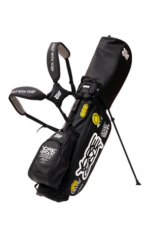 PU CADDY BAG 욜프 PU 캐디백_BLACK-a