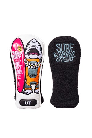 HEAD COVER SHARK UTILITY 욜프 헤드커버 샤크 유틸_WHITE-a