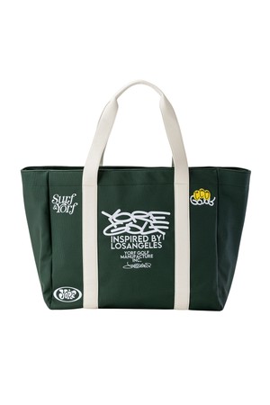 CASUAL TOTE BAG GREEN 욜프 캐주얼 토트백 그린_GREEN-a