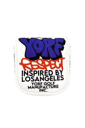 PUTTER COVER ZERO TORQUE RESPECT MALLET 욜프 퍼터커버 제로토크 리스펙트 말렛_WHITE-a