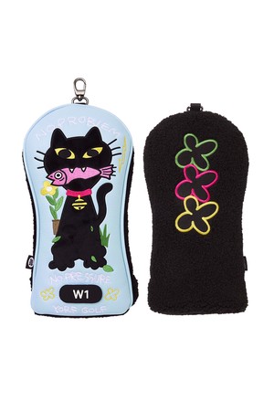 HEAD COVER BLACK PANTHER DRIVER 욜프 헤드커버 블랙팬서 드라이버_BLUE-a