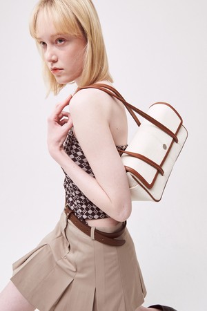 Mignon Baguette bag canvas brown