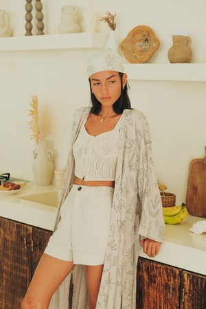 [Eco Maxi Robe] Camino - Warm gray