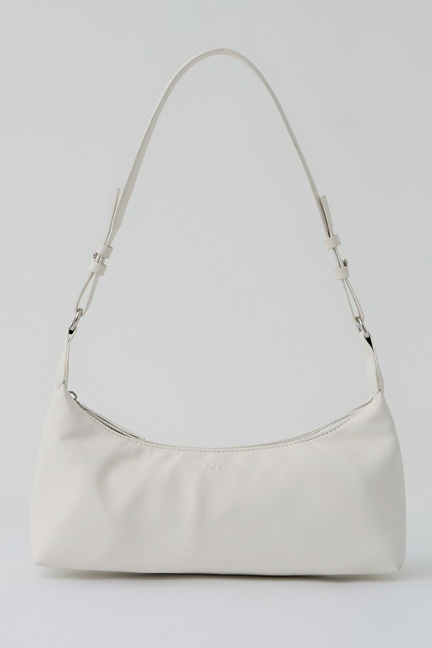 Neev - 숄더백 - Medium Square Hobo Bag (White)