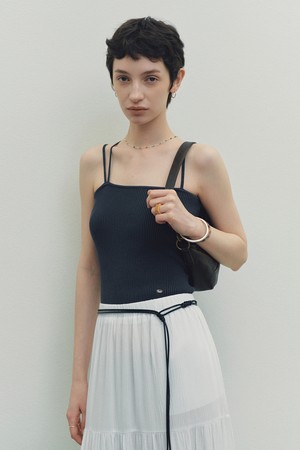 Triple Strap Sleeveless (Charcoal)