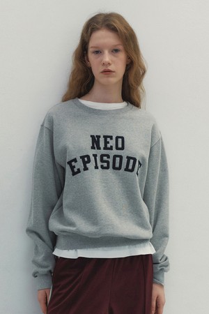 Neo Round Sweatshirt (Melange Gray)