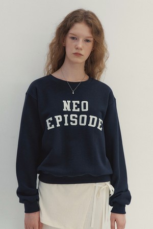 Neo Round Sweatshirt (Navy)