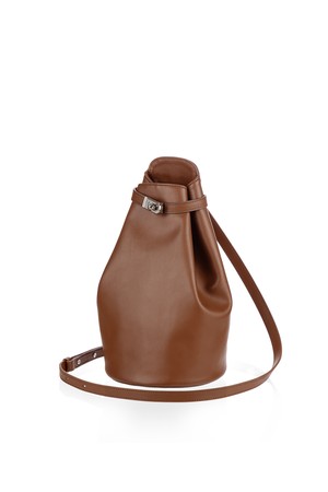 [아네스 슬링 백_브라운] Agnes Sling bag_Brown