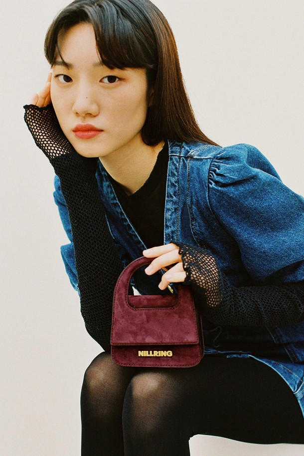 NILLRING - 숄더백 - MINI 1PM BAG Suede