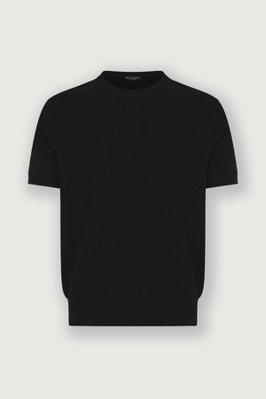 (M) 소프트 실크 블렌드 케이블 니트 2color