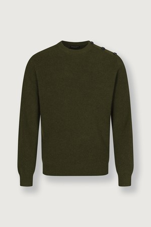 (M) 안테이 캐시미어 버튼 크루넥 3color