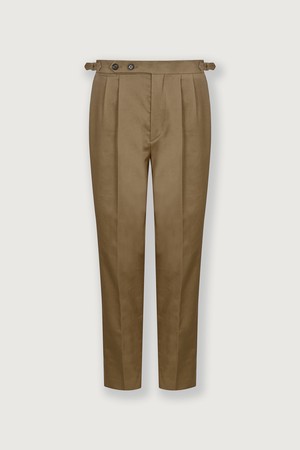 (M) 찰레 코튼 테일러드 팬츠 3color