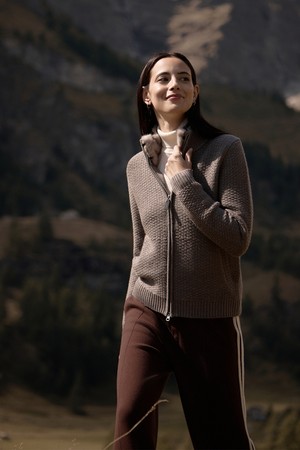 (W) 발투르 울 지퍼 재킷 [칸틴 그레이]