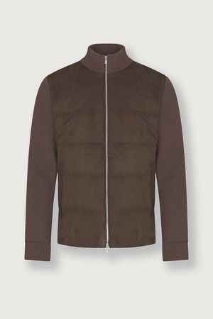 (M) 샤무아 패널 다운 재킷 2color