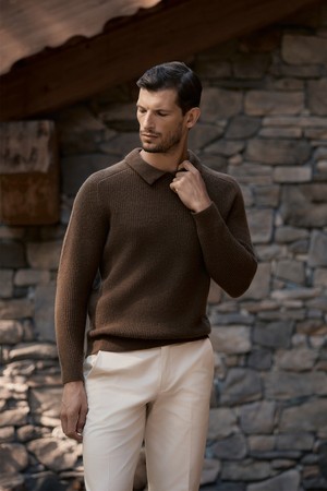 (M) 안테이 캐시미어 폴로 스웨터 3color