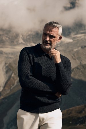 (M) 안테이 캐시미어 폴로 스웨터 3color