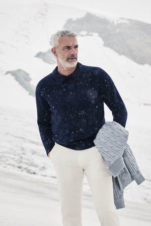 (M) 안테이 캐시미어 폴로 스웨터 3color