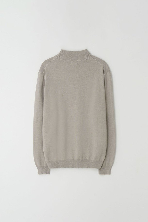 EZIO - 스웨터 - Standard Fit Basic Half-Turtleneck_Camel