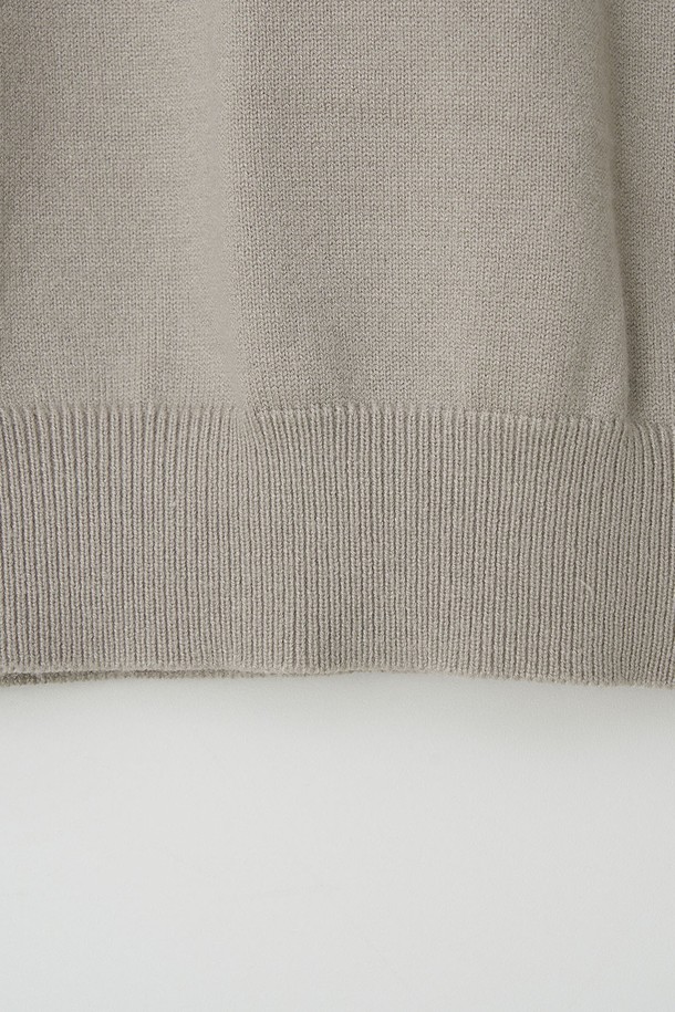 EZIO - 스웨터 - Standard Fit Basic Half-Turtleneck_Camel