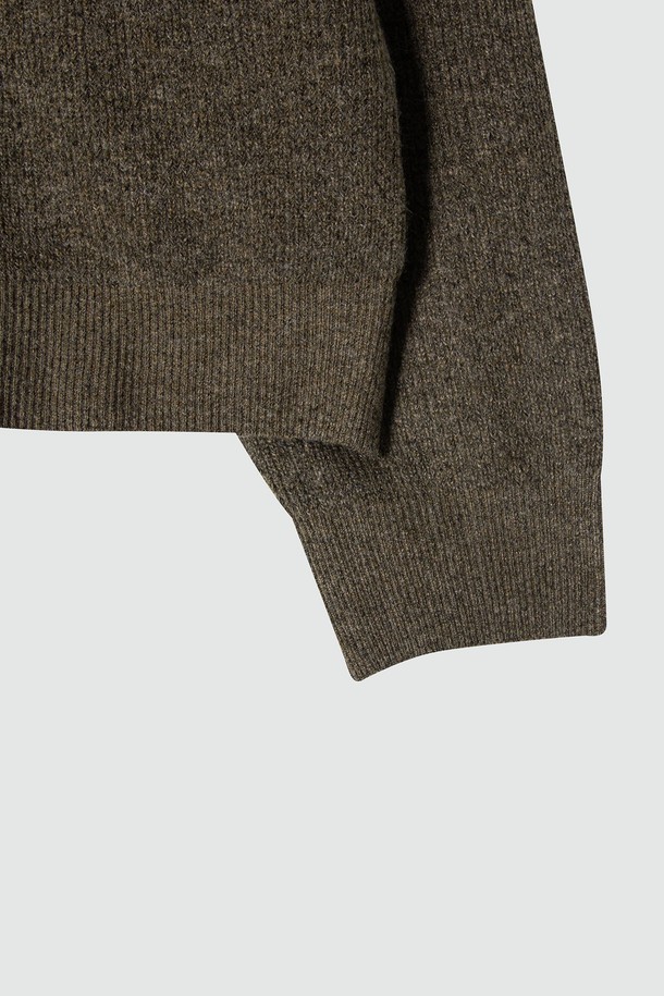 EZIO - 가디건 - Natural Collar Cardigan_Brown