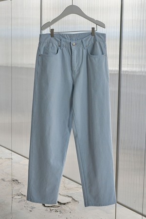 Light Blue Straight Denim Pants