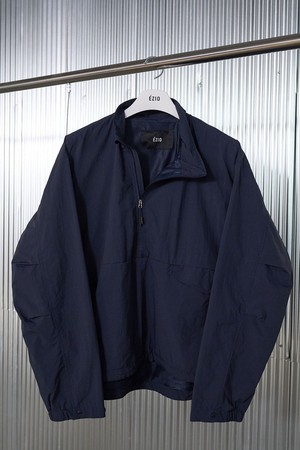 Diagonal Line Anorak Jacket_Navy