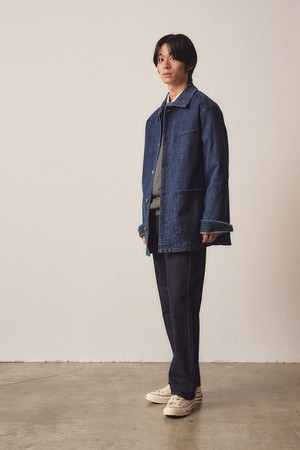 Out Pocket Denim Indigo Jacket