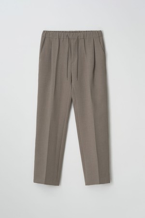 Semi-wide One-tuck Banding Pants_Beige